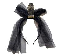 Generisch Halloween Headpiece, Gothic Cosplay Gravestone Headband for Women - Horror Halloween Costume Accessory Hair Clip for Carnival Masquerade Balls Cosplay