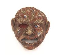 Generisch Halloween PU Foam Half Face Thousand Eyes Cosplay Mask Zombie Simulation Cosplay Mask Horror Headwear for Halloween Carnival Costume Party Props