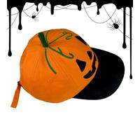 Generisch Halloween Pumpkin Hat, Halloween Costume Pumpkin Baseball Cap, Adjustable Cosplay Headpiece for Party, Party, Parade, Celebration, Daily