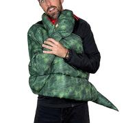 Generisch Halloween Python Costume, Humorous Snakes Role Play Fancy Dress, Animal Costume with Interactive Hand, Also as a Christmas Costume for Men
