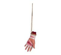 Generisch Halloween Separated Hands Feet Scary Bloody Broken Body Parts Halloween Props Decorations Dead Body Parts (Feet 52 x 7 x 19 cm/Hands 50 x 11 x 4 cm)