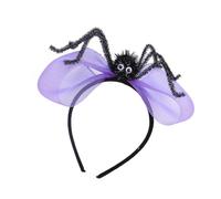 Generisch Halloween Spider Headband, Halloween Hair Bands, Halloween Bow Hair Band, Comfortable Horror Headband in Spider and Skull Design for Happy Halloween, Birthday Cosplay