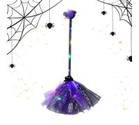 Generisch Halloween Witch Broom for Costumes Hand Held Fantastic