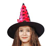 Generisch Halloween Witch Hat for Girls - Fairytale Witch Costume for Girls - Witch Accessories for Children from 3 to 12 Years for Halloween, Costume Party, Theme Party, Role Play