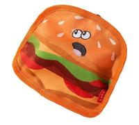 Generisch Hamburger Pet Toy, Hamburger Dog Toy, Soft Molar Toys, Food Design Simulation, French Fries, Soft Plush Toy, Molar Toy for Rabbits