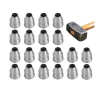 Generisch Hammer Handle Wedges, Wedges for Hammer Handle, Safety Axe Wedges, Wedge Set for Replacing the Hammer Handle, Round Conical Wedges, Accessories for Steel Wedge Reinforcement