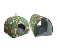 Generisch Hamster Bed for the Cage, 2 Pieces, Comfortable Warm Chinchilla Hammock, Small Animals, Habitat, Housing Nest - For Rabbits, Ferrets, Chinchillas, Animals