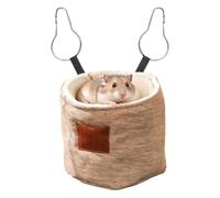 Generisch Hamster Bed - Plush, Warm Sleeping Nest Cold Weather | Soft Multifunctional Design Winter Hammock, Cuddly Cave for Ferrets, Hedgehogs, Chinchilla, Indoor