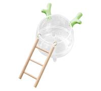 Generisch Hamster Dust Bath Box, Hamster Sand Bath Box | Transparent Hamster Sand Bath Box for Pets - 360 Degree Viewing Container, Shower and Grave Space for Lemmings and Hamsters