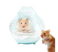 Generisch Hamster Dust Bath, Hamster Sand Bath Box - Transparent Hamster Bath Hamster Bath | Dust Bath Container, Washable Hamster Bath for Bathroom
