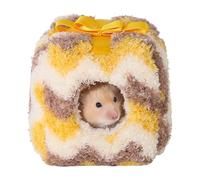 Generisch Hamster House, Cute Soft Plush Sleeping Area, Soft Closed Bed for Small Animals, for Indoor and Outdoor Use, for Chinchilla, Ferrets, Mice, Birds, Hedgehog, , Degus, Dormouse