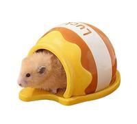 Generisch Hamster House, Hamster House - Summer Cartoon Hamster Cooling Nest Multipurpose Sleeping House for Hamsters, Lizards, Guinea Pigs, Chinchillas and Flying Squirrels