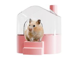 Generisch Hamster Sand Bath Container, Large Transparent Sand Bath Container - Small Animal Houses & Habitats for Cleaning Playing Exploration Sleeping