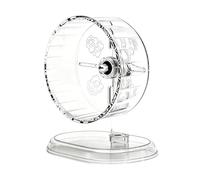 Generisch Hamster Wheel 21 cm Quiet Balance Wheel Height Adjustable Low Noise for Dwarf Hamsters, Small Animals Like Gerbils Mice (A, One Size)