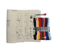 Generisch Hand Embroidery Books | Handmade Craft Set - Complete Embroidery Set - For Quilters, Beginners, Adults, School, Mindfulness, and Family Day