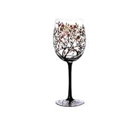 Generisch Hand Painted Wine Glasses - 450ml Four Seasons Tree Glassware | 2.76 x 8.66 Inch Hand Painted Art Wine Glasses Made From Glassware for White Winne, Red Winve, Cocktails