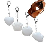 Generisch Handbag Torch, 4-Piece Cute Touch Sensor Lamp, Torch Keyring for Inner Carry Bags - For Night, Everyday, Party, Travel, Commuting, Dating, Women, Girls and