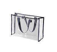 Generisch Handbag Women's Bath Bag Cosmetic Storage Bag Multifunctional Transparent Toiletry Bag Large Capacity Beach Bag, navy, One Size