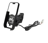 Generisch Handlebar Mobile Phone Clamp, Motorcycle Phone Holder, Quick Release Bikes, Handlebar Mobile Phone Holder, Aluminium Alloy Navigation Mount for Treadmills, Bicycles, Scooters