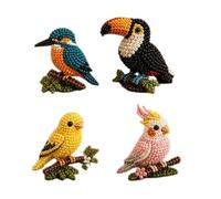 Generisch Handmade Beads Set Animals - 3D DIY Weaving Accessories | Incomplete Craft Kit - Threading Instructions Bead Pattern for Home Decoration Keyring Make Yourself