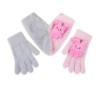 Generisch Hands Holding Couple Gloves - Funny Winter Accessory Love Matching Gloves Touch Screen Handwear Cold Weather Equipment | For Warmth and Playful Interaction