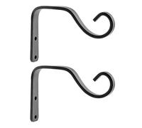 Generisch Hanging Plant Hooks Indoor, 1/2 Pieces, Garden High Performance Deck Hooks, Rustproof Metal Lantern Holder for Plants, Wind Chimes, Indoor and Outdoor Decoration for the Home Garden