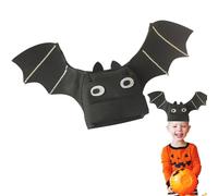 Generisch Hat Black Bat Wings in Felt Halloween Costume Accessories for Adults and Children Bat Costume for Party and Carnival