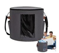 Generisch Hat Storage Box | 19 inches D x 17 inches H Large Hat Storage | Hat Organiser Visible Translucent Front, Portable Hat Large Capacity