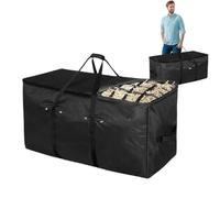 Generisch Hay Bag for Feeding - Oxford Heavy Duty Hay Bale Extra Large Container - Nutrition Supplies a Waterproof Bag Top Slow Feed Design for Barn Hutch