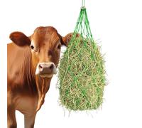 Generisch Hay Net for - Hay Feeder for Farm Animals | Hanging Mesh Food Bag | For Goats, Stalls, Barn, Farm, Pasture, Control the Eating Rate, Species-Appropriate Feeding