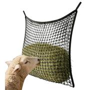 Generisch Hay Nets for - 31 Inch Slow Hay Feeder | Nylon Hay Feeder - Large Capacity for Goats, Sheep and Farm Animals, Promotes Healthy Eating Habits and Reduces Waste, IDE