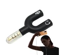 Generisch Headphone Splitter - 2.17 x 1.22 Inch Jack Adapter for Audio Sharing, Type Plug with Compact Design, Headphone Accessories for Men, Women, Laptop, PC, Tablet, Metal, Music Parts