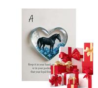 Generisch Heart Hug - Inspirational Souvenir Medium Animal Hug Cards with Encouraging Messages for Animal Lovers, Men, Women, Friends, Family, New Year or Office Motivation