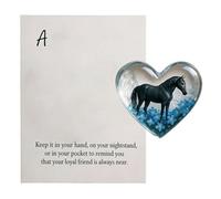 Generisch Hearty, Inspirational Keepsake with Horse Motif - Handmade Loving Greeting Card as a Keepsake, for Adults, Men, Women, Animal Lovers, Family, Holidays, New Year, Birthday Party