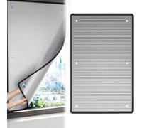 Generisch Heat Protection Film Window, Windproof and Low Noise, Blackout Film with Double Layer Aluminium Foil and Cotton, Heating Costs Saving for Old Windows