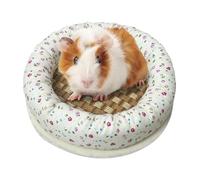 Generisch Hedgehog Bed, Breathable Floral Pattern, Cute and Round, Grass Nest Bed for Small Animals - For Hedgehog, Squirrel and Chinchillas Cages, Play, Rest and Sleep