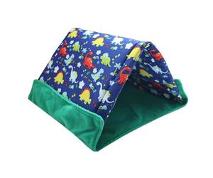 Generisch Hedgehog Bed - Triangle Sleeping House, 2-in-1 Hedgehog House with Cosy Interior, Small Pet Enclosure, Bearded Dragon, Living Room Corner, Pet House for Comfort and Peace