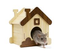 Generisch Hedgehog House, Natural Housing as Cute Decoration - Natural House Hamster Accessories - For Rodents Hedgehog Ferret Chipmunk As Cage Landscape Game Sleeping Place For