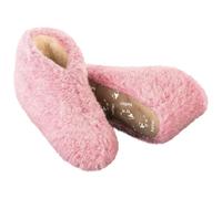 Generisch Heller Vertrieb Wool Boots, Half Height, Sheep's Wool Slippers, Made in Germany, Colour Pink, Double Size 42/43, Shaft Height of Approx. 12 cm, Soft Non-Slip Sole Made of Polyester with