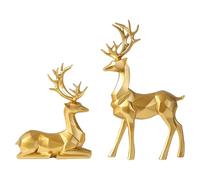 Generisch High End - Luxury White Winter Reindeer for Living Room, TV Cabinet, Wine Cabinet and Housewarming Party (C, One Size)