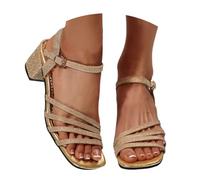 Generisch High Heel Sandals Women's Open Toe Platform Soles Large Sizes Round Toe Single Strap Middle Arch Opening Elegant Evening Shoes Wedding Shoes Dirndl Shoes
