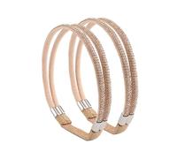 Generisch High Heels Anti Loose Shoelaces, Anti Drop Heel Strap, Removable Shoe Laces, For Holding Loose High Heels, Slippers, Shiny Rhinestone Shoe Decoration, Rose Gold Diamond, Siehe Beschreibung