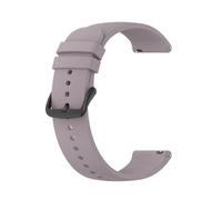 Generisch High Quality 22mm Solid Color Silicone Sports Wristband with Sweatproof Features Fashion Design Easy Replacement for Active Lifestyles, purple, Einheitsgröße