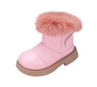 Generisch High-quality children's winter shoes for outdoor activities, everyday school with insulating heat insulation, robust profile, pink, 8 UK Child