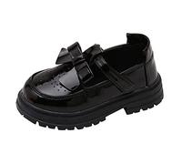 Generisch High-quality girls' trainers for dance performance, soft with flexible shoe base, stylish design for active children, black, 12 UK Child