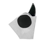 Generisch High-quality horse sun protection with integrated ear protection for relaxed rides, reliable fly protection (B, 24 x 24 cm)