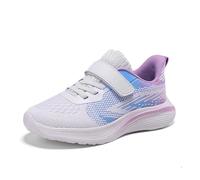 Generisch High-quality trainers for active boys as versatile sports shoes for outdoor activities in everyday life, White, 4 UK