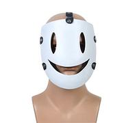 Generisch High-Rise Invasion Half Face Resin Cosplay Mask Masquerade Smiley Cos Props Face Cosplay Mask Horror Headwear for Halloween Carnival Costume Party Props