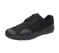 Generisch Hiking Shoes, Flat Liberation Shoes, Non-Slip Work Shoes, Camouflage Agricultural Shoes, Lightweight Trainers, Wear-Resistant Low Shoes, Lace-Up Trekking Shoes, Outdoor Military Shoes, black