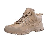 Generisch Hiking Shoes Men's Waterproof Trail Running Shoes Men Non-Slip Sports Shoes Comfortable Hiking Boots Slip On Walking Shoes Outdoor Road Running Shoes with Laces Lace-up Boots, a, 8.5 UK
